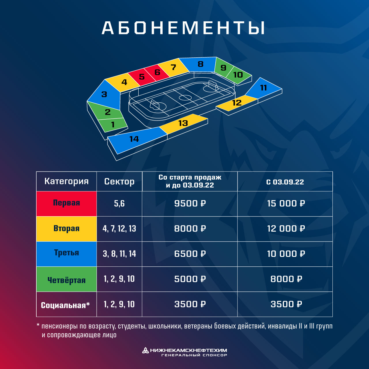 Старт продажи абонементов!