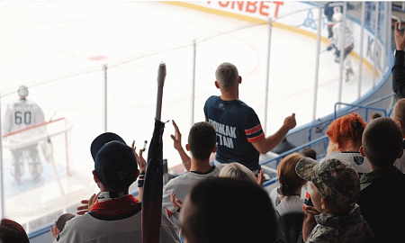 Атмосферное видео матча "Нефтехимик" - "Трактор"