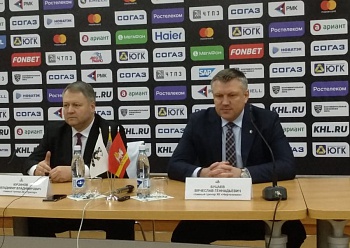 HEAD COACHES OF "NEFTEKHIMIK" AND "TRAKTOR" SUMMED UP THE OUTCOME OF THE GAME