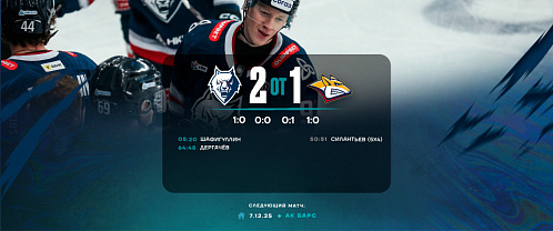 Neftekhimik 2–1 (OT) Metallurg Mg 12/5/2025