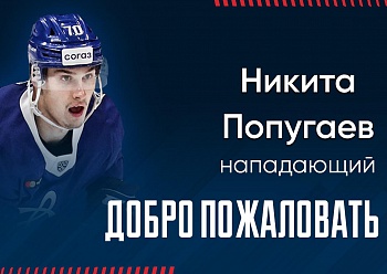«Neftekhimik» acquire forward Nikita Popugayev