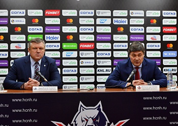 Postgame comments of head coaches of "Neftekhimik" and "Avtomobilist"