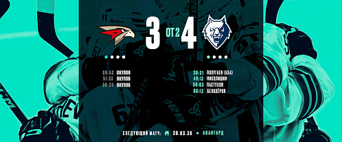 Playoffs 1st Round, Game 2: Avangard 3–4 (2nd OT) Neftekhimik 3/26/2026