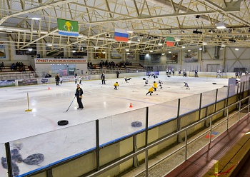 «NEFTEKHIMIK» PLAYERS HELD A MASTER CLASS FOR YOUNG HOCKEY PLAYERS IN MAMADYSH