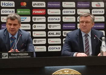 Вячеслав Буцаев: «За исключением промежутка во втором периоде, мы играли достаточно здорово»