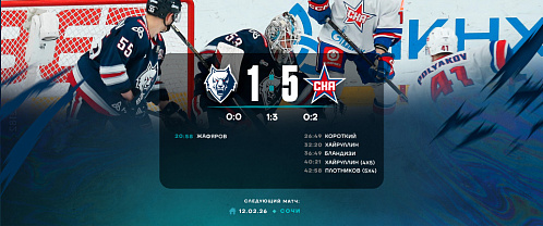 Neftekhimik 1–5 SKA 2/10/2026
