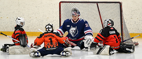 Neftekhimik players held a master class for young hockey players in Chistopol