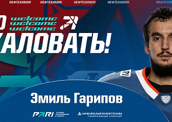 Neftekhimik have signed goaltender Emil Garipov