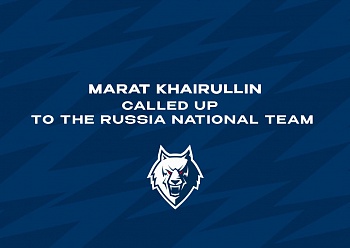 Neftekhimik forward Marat Khairullin has been called up to the Russia national team