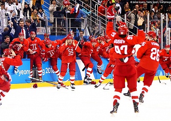 Поздравляем сборную России с победой на Олимпиаде!