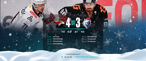 «Нефтехимик» набрал балл в Омске