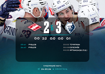 Spartak 2–3 (SO) Neftekhimik 3/20/2026