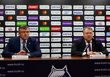 Post-game comments of head coaches of "Neftekhimik"  and  "Traktor"