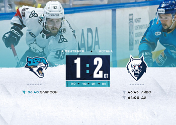 Barys 1–2 (OT) Neftekhimik 09/04/2024