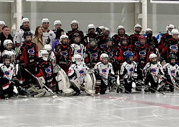Neftekhimik players held a master class for young hockey players in Agryz
